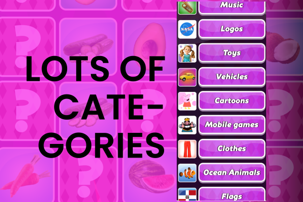 Memory match categories